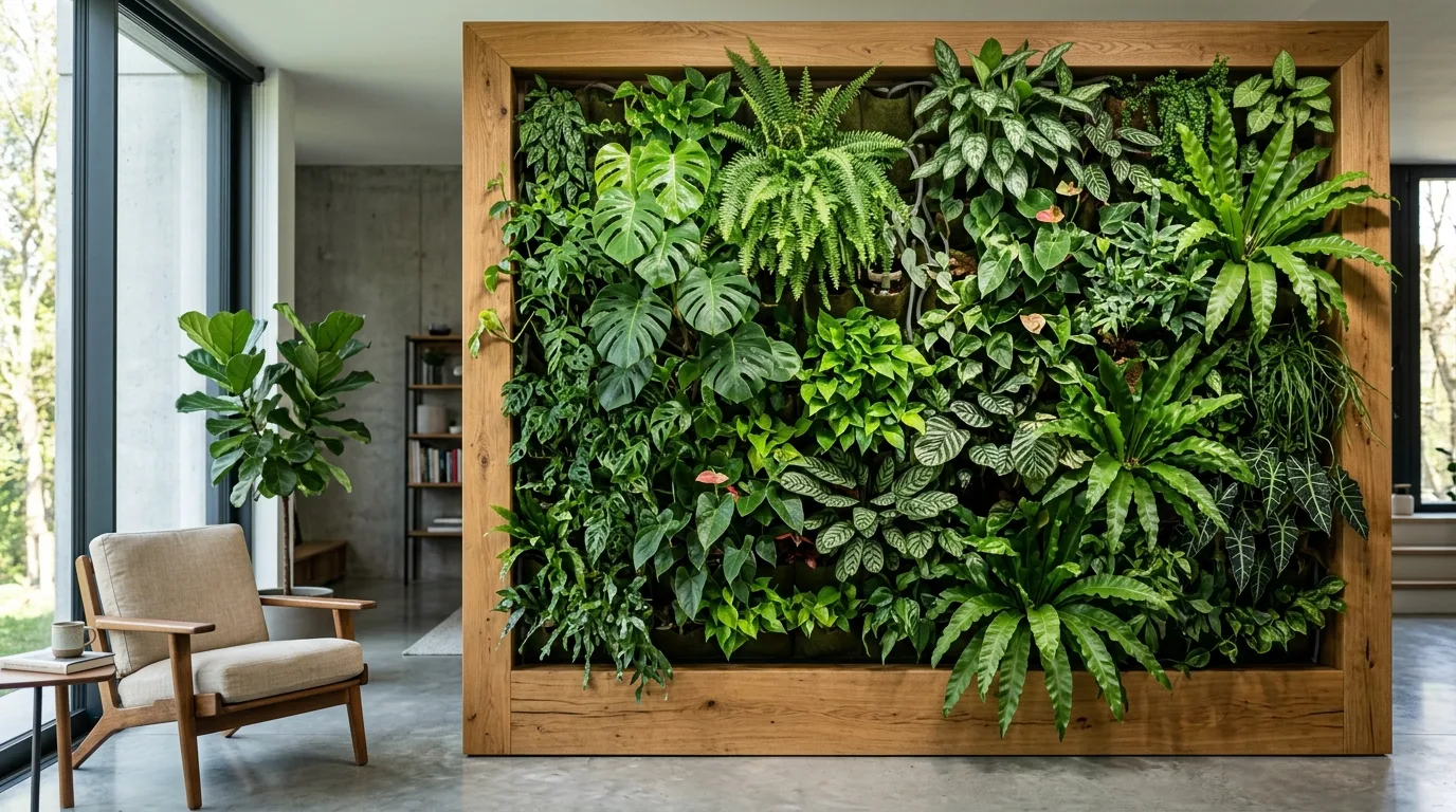 7 Indoor Plant Wall Ideas for a Green Home
